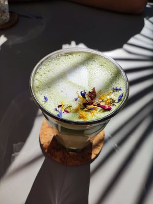 Heißgetränk at LUUC Café in Karlsruhe