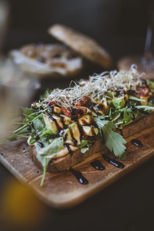 Stulle GUNDEL (vegan) at LUUC Café in Karlsruhe