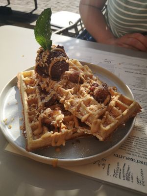 Waffel Ida at LUUC Café in Karlsruhe