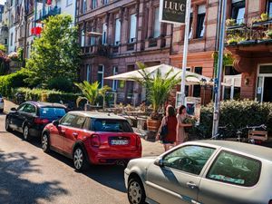 Outside of LUUC Café at LUUC Café in Karlsruhe