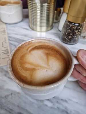 Cappu at LUUC Café in Karlsruhe