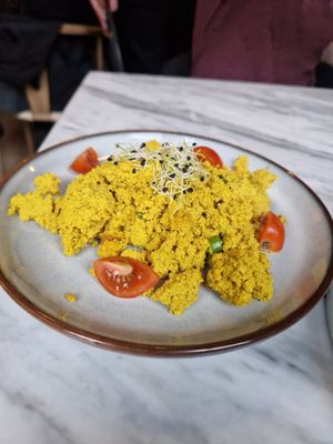 Tofu scramble at LUUC Café in Karlsruhe