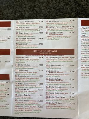 More vegetable dishes  at Indian Palace in Estoril