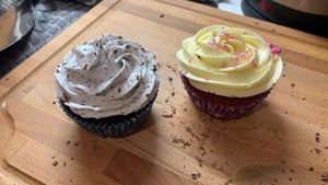 Black forest cake & red velvet at Plant Cakery in Pijnacker
