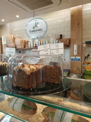 Some cakes at Laurents in North West London