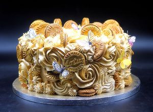 Biscoff Celebration Cake at Rabbit Vegan Cakes in Exeter