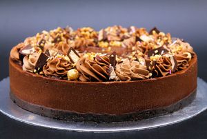 Chocolate Hazelnut Torte at Rabbit Vegan Cakes in Exeter