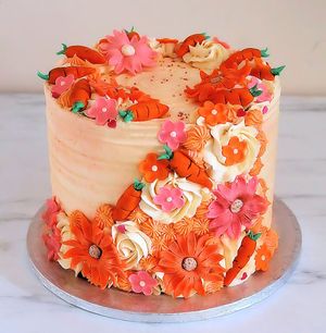 Carrot Celebration Cake at Rabbit Vegan Cakes in Exeter