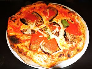 Parmigiana pizza at PEPE im Cosmo in Wurzburg