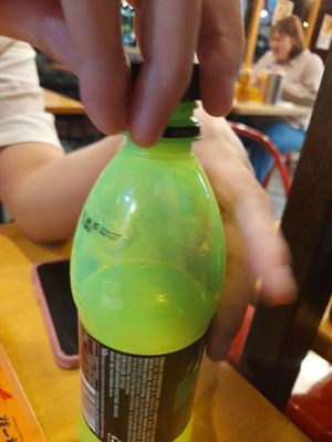 Mountain dew at Dragon Hot Pot in Glen Waverley