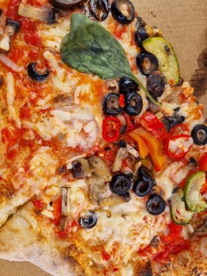 Vegetable feast made vegan at Baffi in Poole