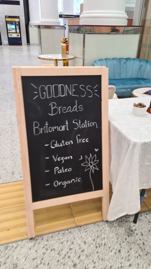 Easy to find inside of Britomart  at OM Goodness in Auckland