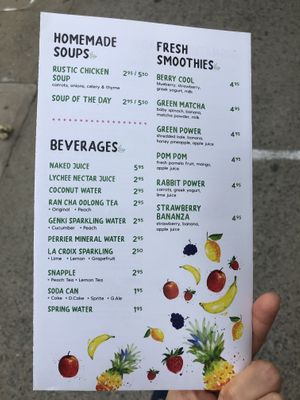 Menu  at Freshmix in Fresh Meadows