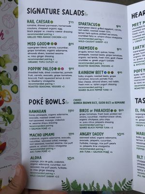 Menu  at Freshmix in Fresh Meadows