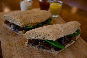 Sanduba de Cogumelos - Uma delícia! at 3 em 1 Alimentos +Saudáveis in Garopaba