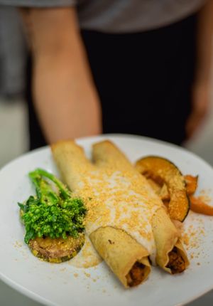 Panqueca à bolonhesa. Das 12h às 19h. at 3 em 1 Alimentos +Saudáveis in Garopaba