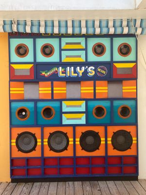 Another cool mural at Miss Lily's in Negril