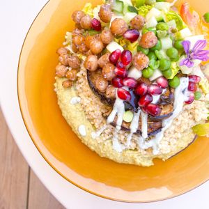 vegan bowl of the day at Maâbanana in Moliets