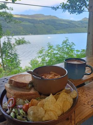  at The Boat Shed Toastie Café in Cairndow