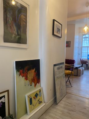 Decor   at Love Peace & Coffee in Edinburgh