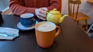  at Love Peace & Coffee in Edinburgh