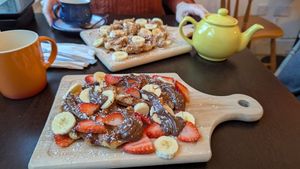  at Love Peace & Coffee in Edinburgh