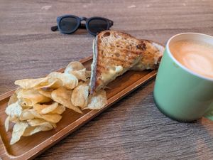  at Love Peace & Coffee in Edinburgh