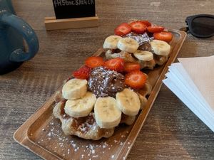  at Love Peace & Coffee in Edinburgh