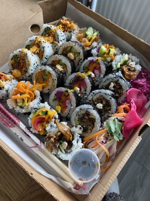 Sushi box   at Veganatomy - Vegan Sushi & Banh Mi Bar in Newcastle Upon Tyne