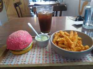 Combo smash at Peace Burger in Sao Paulo