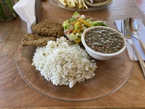 Vegan almuerzo  at Rinconcito Vegano in Boquete