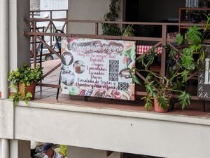 Sign from the street at Rinconcito Vegano in Boquete