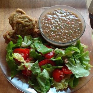 Delicioso almuerzo vegano at Rinconcito Vegano in Boquete