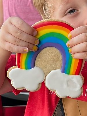 My kids loved this cookie. They had all sorts of cute stuff for Pride month    at Dedicated in Tucson