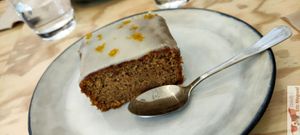 Orange lemon cake at Maison Watson in Angers