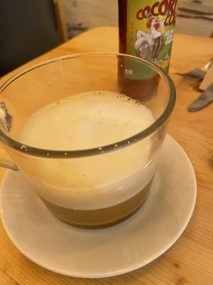 Cafe au lait  at Maison Watson in Angers