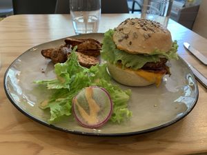 Burger Forestier & Potatoes  at Maison Watson in Angers