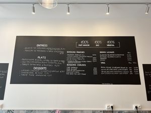 Menu  at Maison Watson in Angers