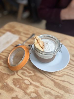 Dessert : liégeois  at Maison Watson in Angers