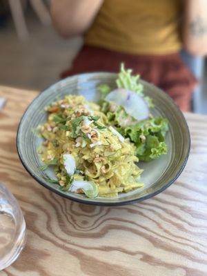Noodles and vegetables sautés   at Maison Watson in Angers