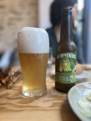 Local beer  at Maison Watson in Angers