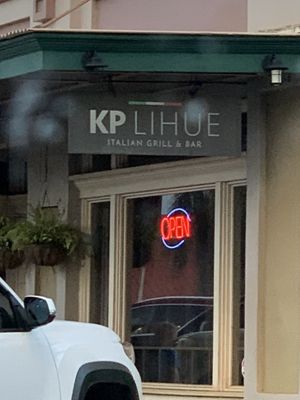 Outside  at Kauai Pasta in Lihue