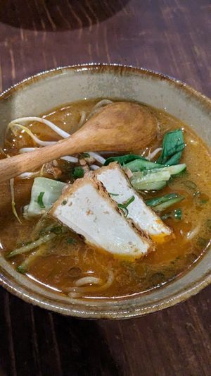 🍜 Laksa (Coconut Curry Noodle) (1300¥) at Tamatebako in Naha