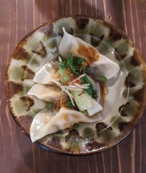 🥟 Tofu Meat Boiled Dumplings (660¥) at Tamatebako in Naha