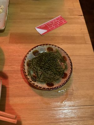 Sea grapes   at Tamatebako in Naha