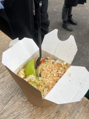 vegan pad thai  at Ruby Food in Ljubljana