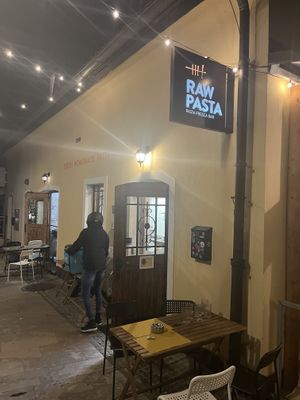 Entrance  at Raw Pasta in Ljubljana