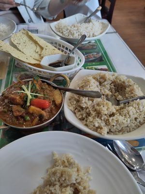 Matar masala at New Everest Cuisine in Mountain View