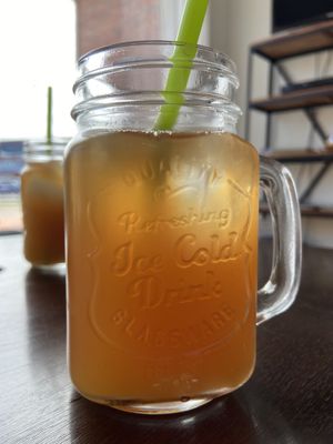 Pfirsich Eistee  at tea and V in Sylt