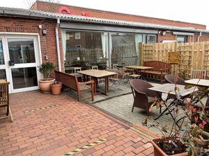 Außenbereich  at tea and V in Sylt